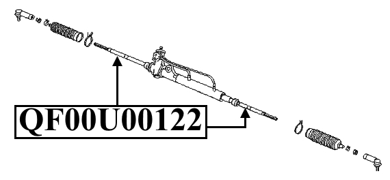 QF00U00122 QUATTRO FRENI Тяга рулевая