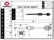 RT78608 EAI GROUP Приводной вал