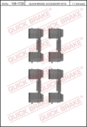 1091726 OJD (QUICK BRAKE) Комплект монтажный тормозных колодок