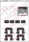 1090058 OJD (QUICK BRAKE) Комплектующие, колодки дискового тормоза
