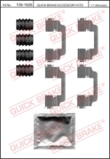 1091826 OJD (QUICK BRAKE) Комплектующие, колодки дискового тормоза