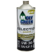 масло моторное MOLY GREEN SELECTION 5W30 SNGF-5 1л MOLYGREEN 0470086