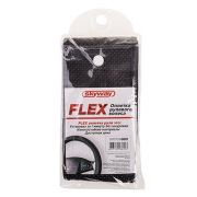 S01109005 SKYWAY Оплетка SKYWAY FLEX-4 M Черная экокожа