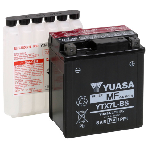 Стартерная аккумуляторная батарея YUASA YTX7LBS