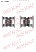 1090031 OJD (QUICK BRAKE) Комплектующие, колодки дискового тормоза