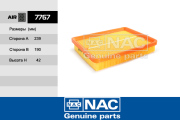 7767 NAC Фильтр воздушный HYUNDAI Sonata V