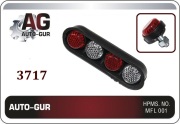 3717 AUTO-GUR Болт номера большой (крепление под болт)
