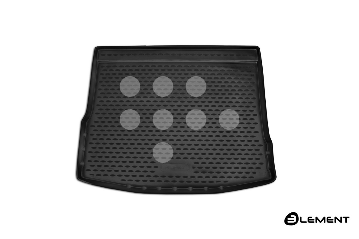 ELEMENT5154B13 ELEMENT Коврик в багажник VOLKSWAGEN Tiguan, 2017->, кроссовер, 1 шт. (полиуретан)