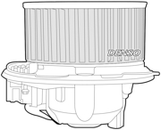 DEA32003 DENSO Вентилятор отопителя