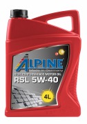0100148 ALPINE Масло Alpine RSL 5w40 4 л. 5шт