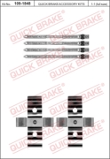 1091848 OJD (QUICK BRAKE) Комплектующие, колодки дискового тормоза