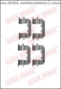 1091723 OJD (QUICK BRAKE) Комплектующие, колодки дискового тормоза
