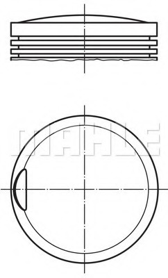0022800 MAHLE/KNECHT Поршень