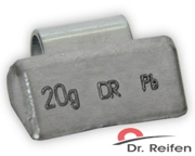 Балансировочные грузики со скобой по 20 г. для литых дисков автомобилей DR. REIFEN B20
