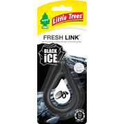 Ароматизатор LITTLE TREES Fresh Link Клипса Черный лед LITTLE TREES CTK5203124