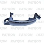 P200098L PATRON Ручка двери наружн передн лев с отв для замка PEUGEOT 407,207,208,2008,308,3008 04-16, CITROEN C3, C4 Picasso, Jumpy 04-16, FIAT Scudo 07- (черн)