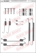 1050029 OJD (QUICK BRAKE) Комплектующие, тормозная колодка