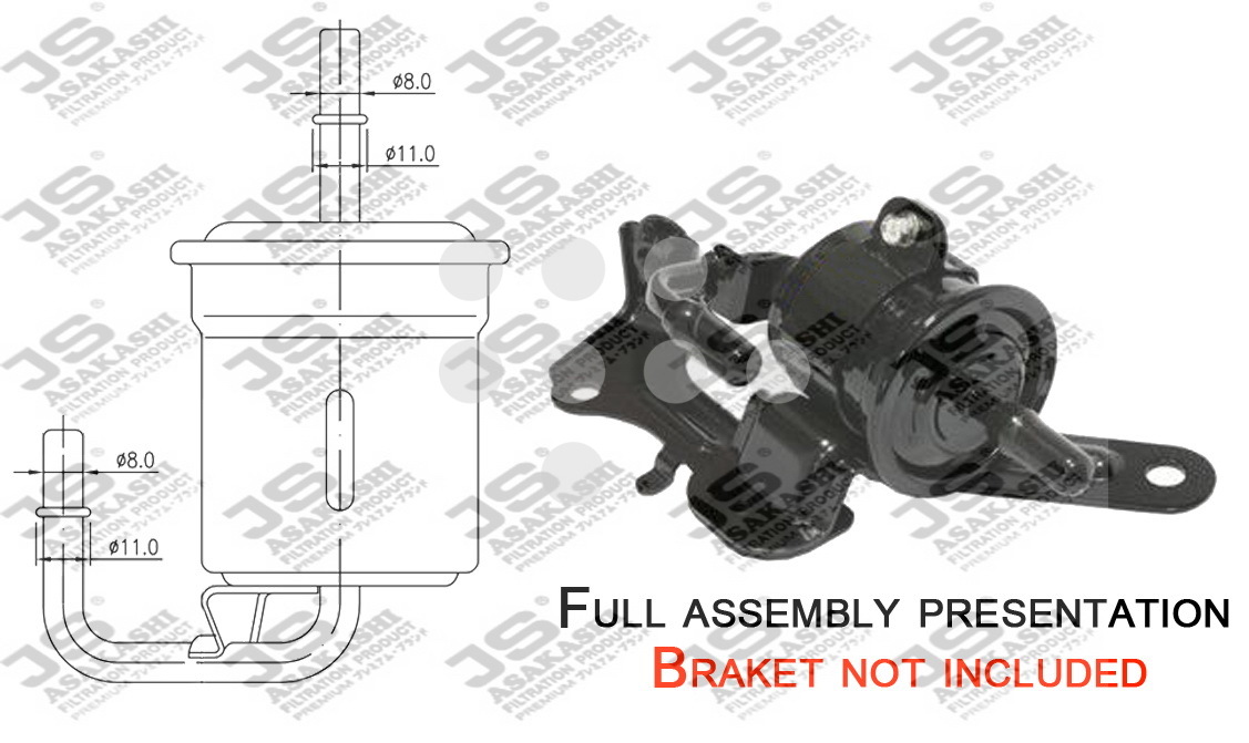 FS8015 JS ASAKASHI Фильтр топливный