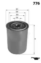 ELH4144 MECAFILTER Масляный фильтр