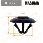 KE651 Клипса автомобильная (автокрепеж) MASUMA 651-KE [уп.50] MASUMA KE651
