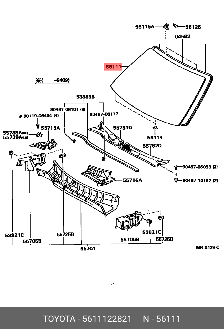 5611122821 TOYOTA 