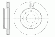 GR02260 GBRAKE Диск тормозной