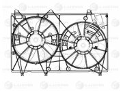 LFK1954 LUZAR Э/вентилятор охл. для а/м Toyota Highlander (08-) 3.5i (2 вент.) (с кожухом) (LFK 1954)