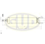 GSA349079 G.U.D АМОРТИЗАТОР ПОДВЕСКИ