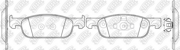 PN0773 NIBK Колодки тормозные дисковые