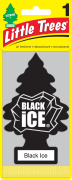 Ароматизатор подвесной 10155 Елочка черный лед(1) LITTLE TREES U1P10155RUSS