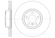 GR21137 GBRAKE Диск тормозной вентилируемый