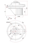 HM104 FLO AUTO MECHANICS МОТОР ОТОПИТЕЛЯ САЛОНА TOYOTA COROLLA SPACIO/SPRINTER/CARIB/LEVIN/TRUENO AE1##