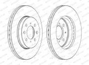 DDF1510C FERODO Тормозной диск