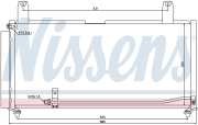 940080 NISSENS Конденсатор, кондиционер