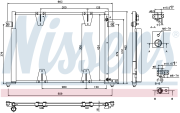 940373 NISSENS Радиатор кондиционера