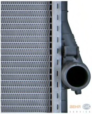 8MK376710301 HELLA Радиатор, охлаждение двигателя