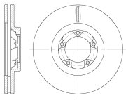 GR21060 GBRAKE Диск тормозной