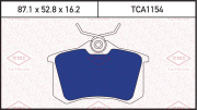 TCA1154 TMI TATSUMI Колодки тормозные дисковые задние