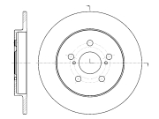 GR01804 GBRAKE Диск тормозной