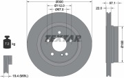 92163600 TEXTAR Тормозной диск