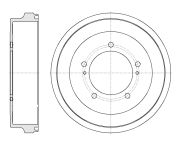 GD61079 GBRAKE Барабан тормозной