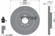 92293003 TEXTAR Тормозной диск