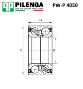 PWP4050 PILENGA Подшипник ступицы задней (Комплект)
