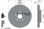 92277103 TEXTAR Тормозной диск