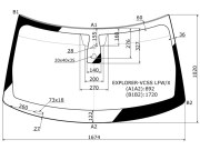 EXPLORERVCSSLFWX XYG Стекло  лобовое  в  клей  FORD  EXPLORER  4D  2011