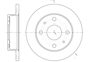 GR01499 GBRAKE Диск тормозной