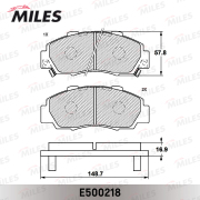 E500218 MILES Колодки тормозные