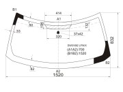 DW01682LFWX XYG Стекло лобовое в клей JEEP PATRIOT 4D UTILITY 2007-