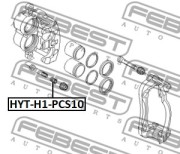 HYTH1PCS10 FEBEST Заглушка направляющей втулки тормозного суппорта