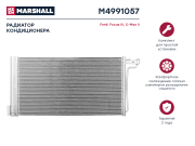 M4991057 MARSHALL Радиатор кондиционера FORD C-MAX: II 10-; FOCUS: III 11- ()